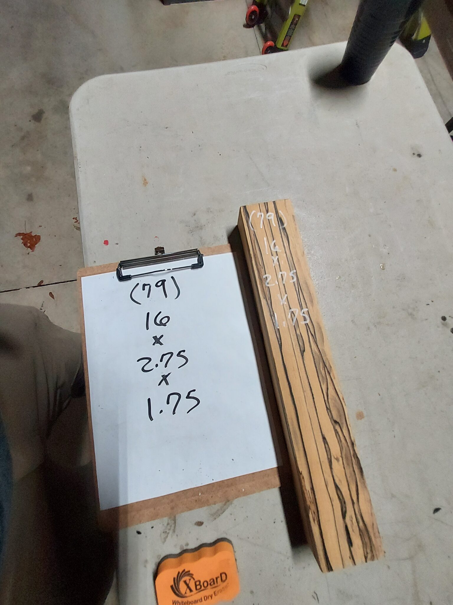 Black and White Ebony Riser Block BW79 - Image 4