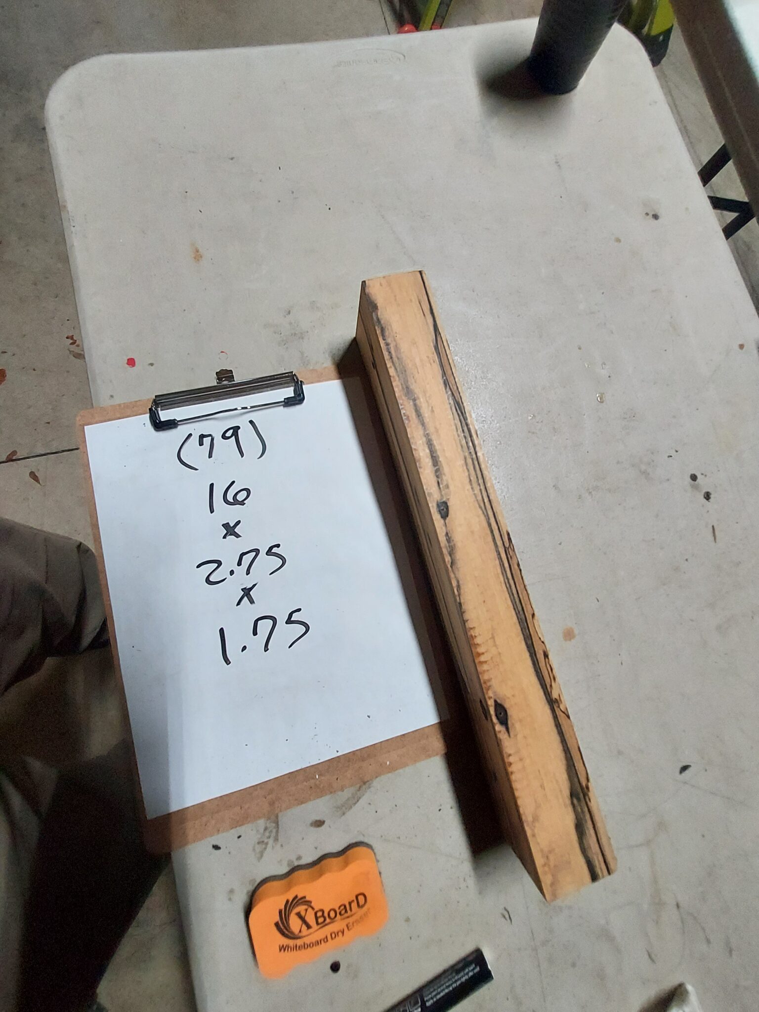 Black and White Ebony Riser Block BW79 - Image 2