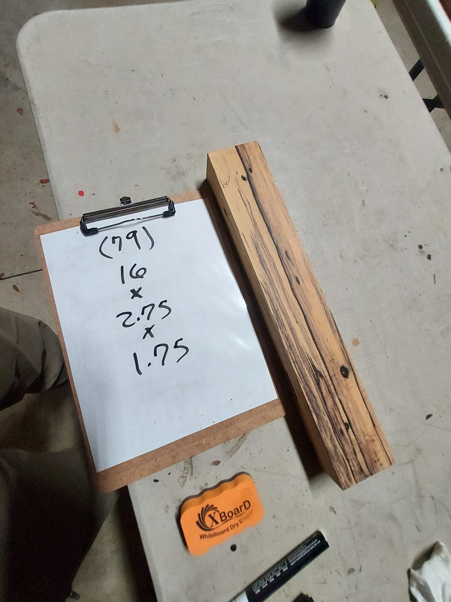 Black and White Ebony Riser Block BW79