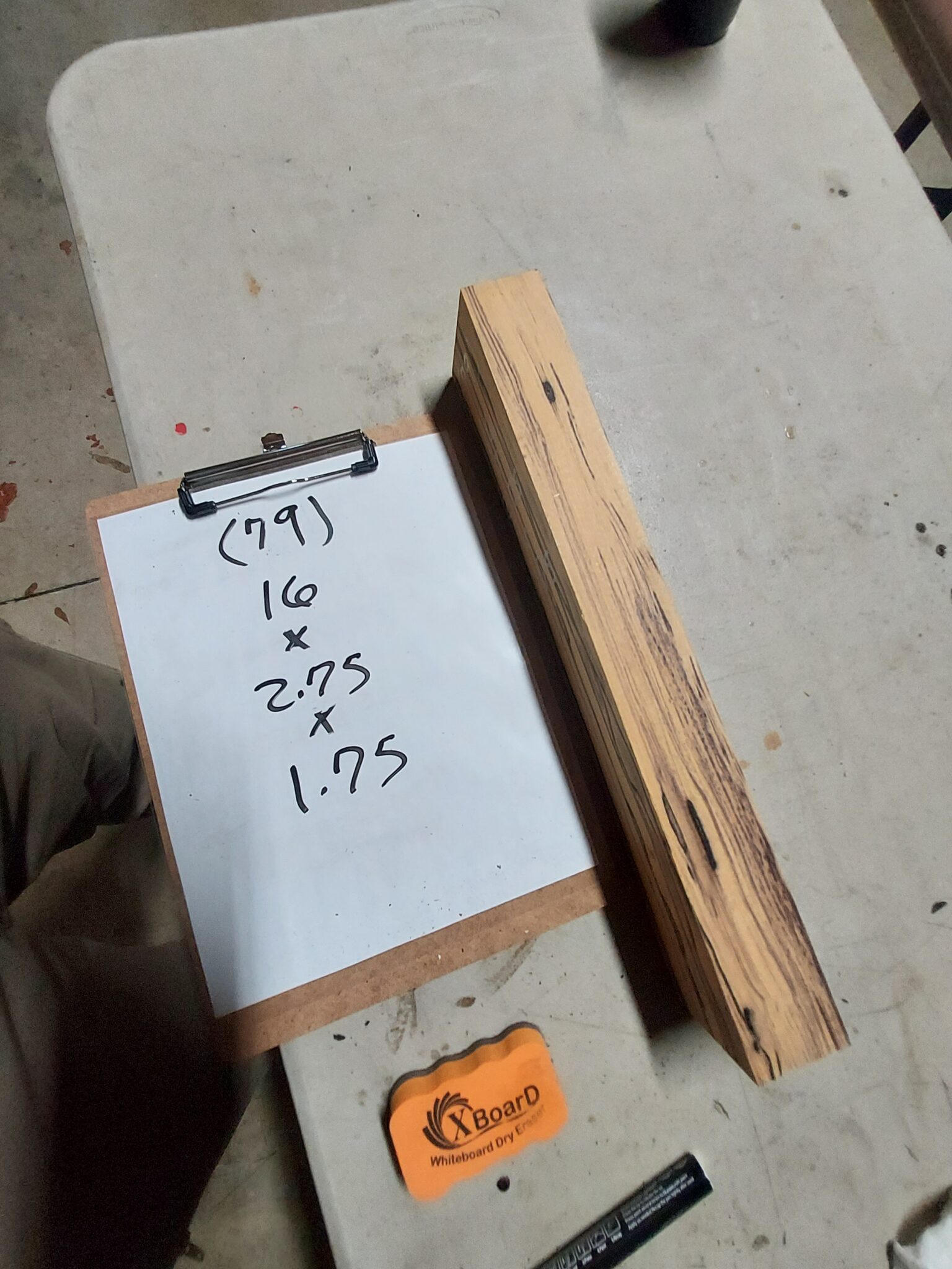 Black and White Ebony Riser Block BW79 - Image 3